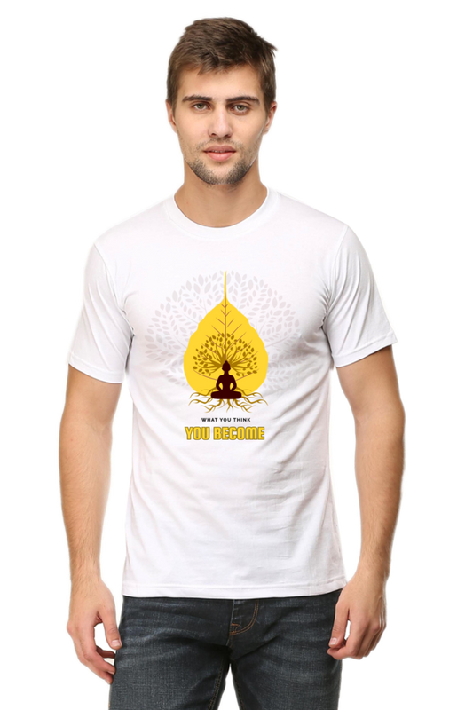 "What You Think, You Become" – Gautam Buddha T-Shirt - SanatanSoul
