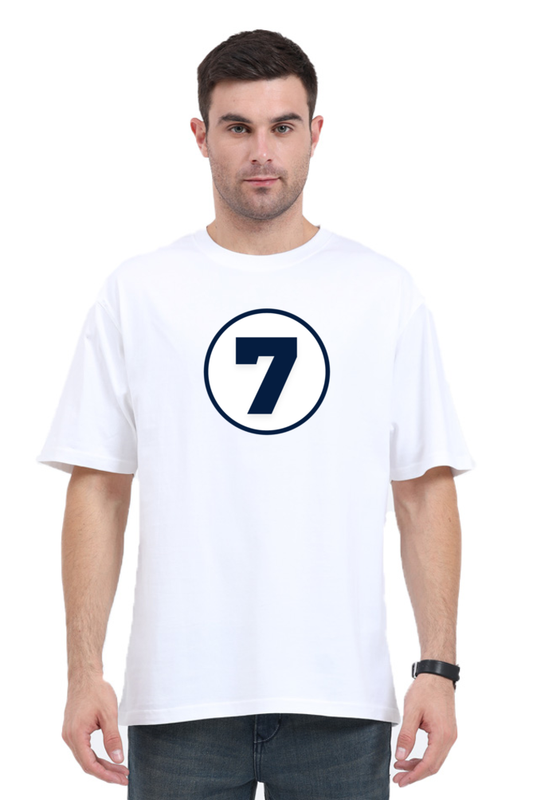 “Number 7 – The Legend Lives On” Oversized T-Shirt - SanatanSoul