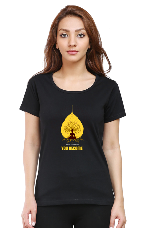 "What You Think, You Become" – Gautam Buddha T-Shirt - SanatanSoul
