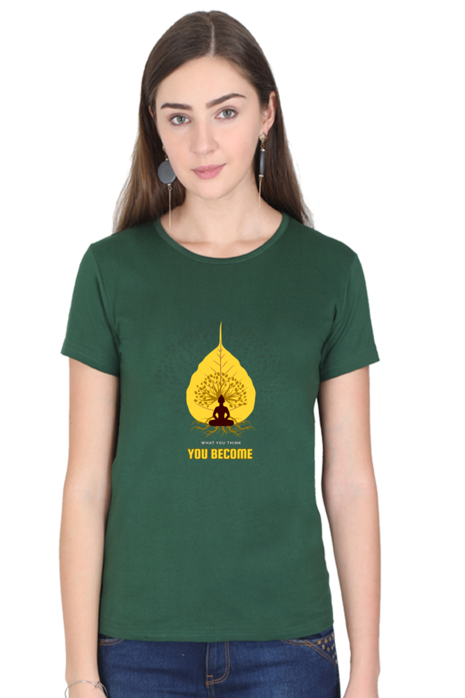 "What You Think, You Become" – Gautam Buddha T-Shirt - SanatanSoul