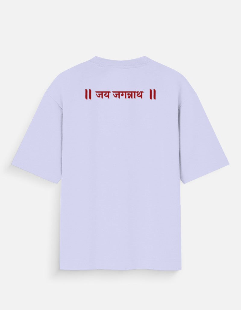 Jai Jagannath Oversized T-Shirt for men & women- Spiritual Sanatani Tee - SanatanSoul