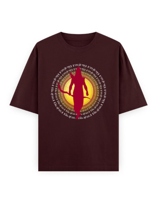 Jai Shree Ram Oversized T-Shirt — Premium Sanatani Hindu Spiritual Tee for Men & Women - SanatanSoul