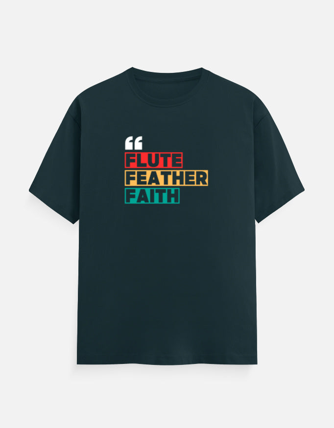 Krishna cotton T-shirt, spiritual sanatan graphic unisex tee - SanatanSoul