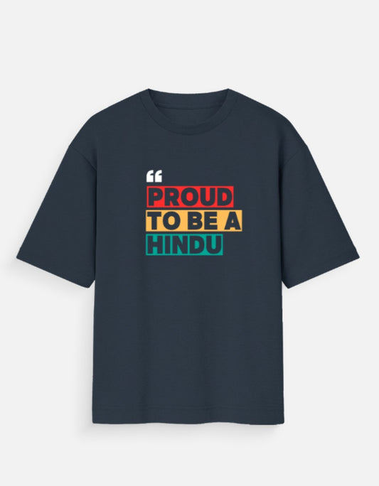 Proud to Be Hindu T-Shirt — Sanatani Spiritual Oversized Premium Tee for Men & Women - SanatanSoul