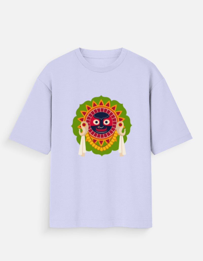 Jai Jagannath Oversized T-Shirt for men & women- Spiritual Sanatani Tee - SanatanSoul
