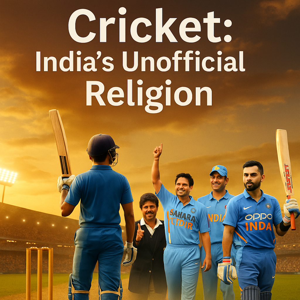 Cricket: India’s Unofficial Religion - SanatanSoul