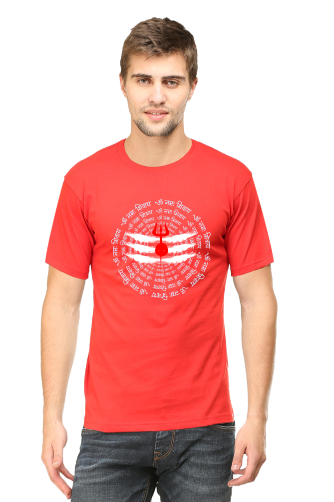 Om Namah Shivaya Chant T-Shirt for Men - SanatanSoul