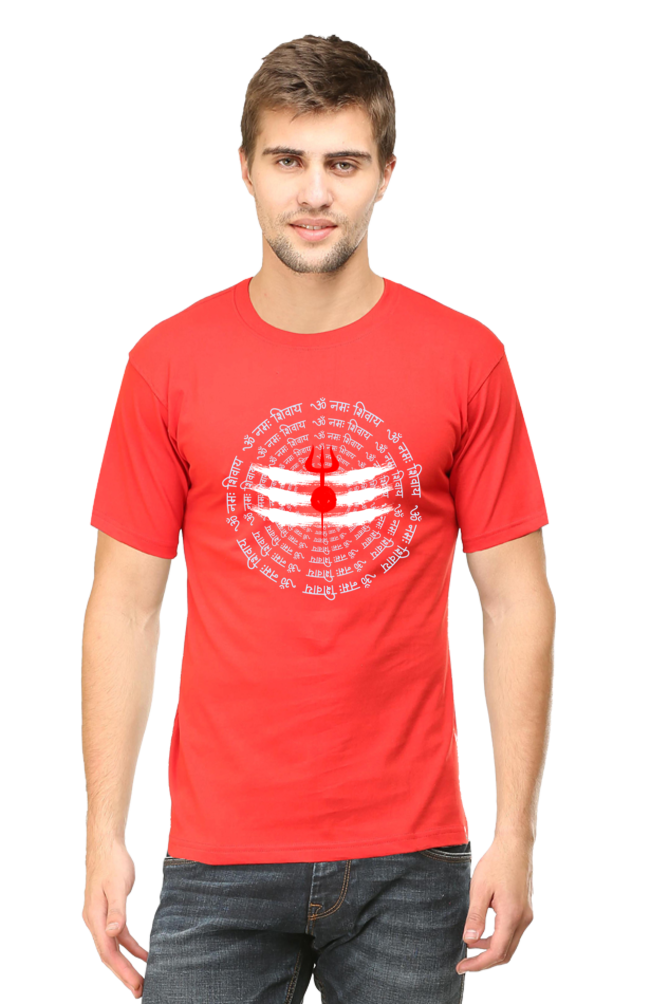 Om Namah Shivaya Chant T-Shirt for Men - SanatanSoul