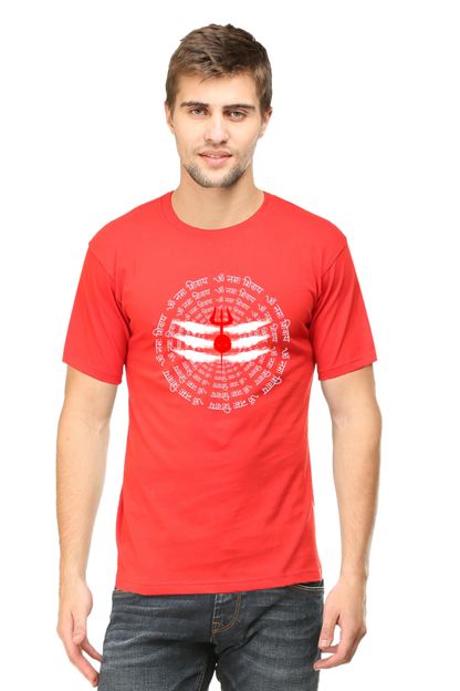 Om Namah Shivaya Chant T-Shirt for Men - SanatanSoul