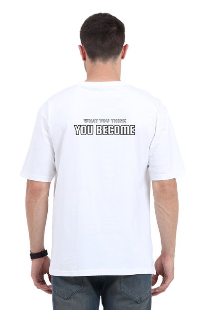 "What You Think, You Become" – Gautam Buddha Oversized T-Shirt - SanatanSoul