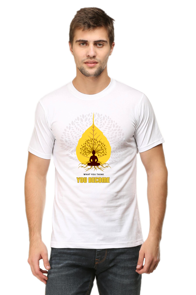 "What You Think, You Become" – Gautam Buddha T-Shirt - SanatanSoul