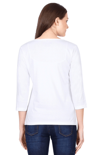 Mahadev Lotus Female Full Sleeve T-Shirt - SanatanSoul