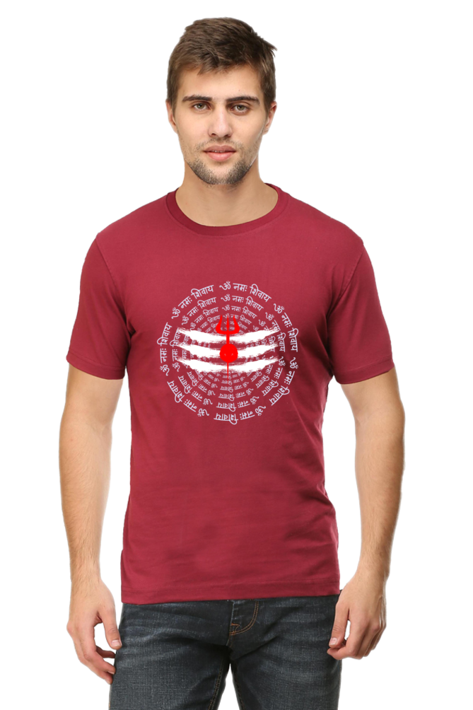 Om Namah Shivaya Chant T-Shirt for Men - SanatanSoul