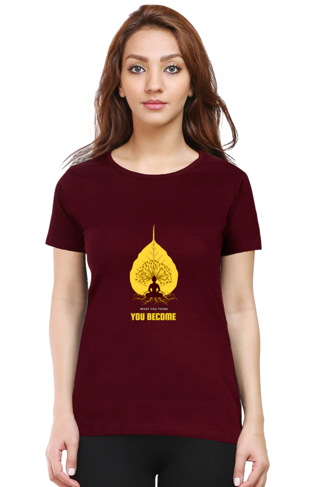 "What You Think, You Become" – Gautam Buddha T-Shirt - SanatanSoul