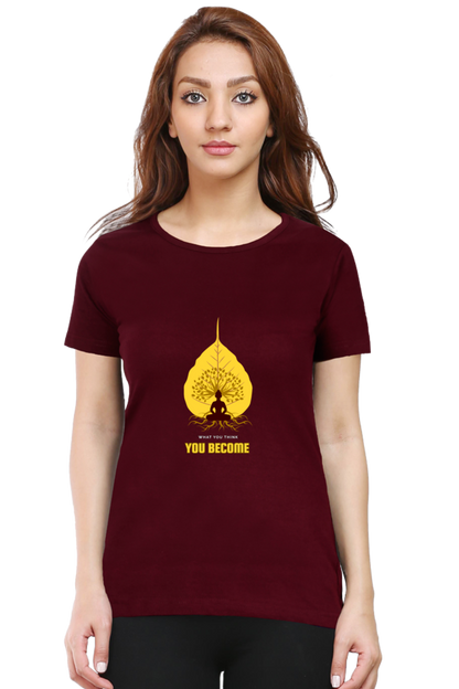 "What You Think, You Become" – Gautam Buddha T-Shirt - SanatanSoul
