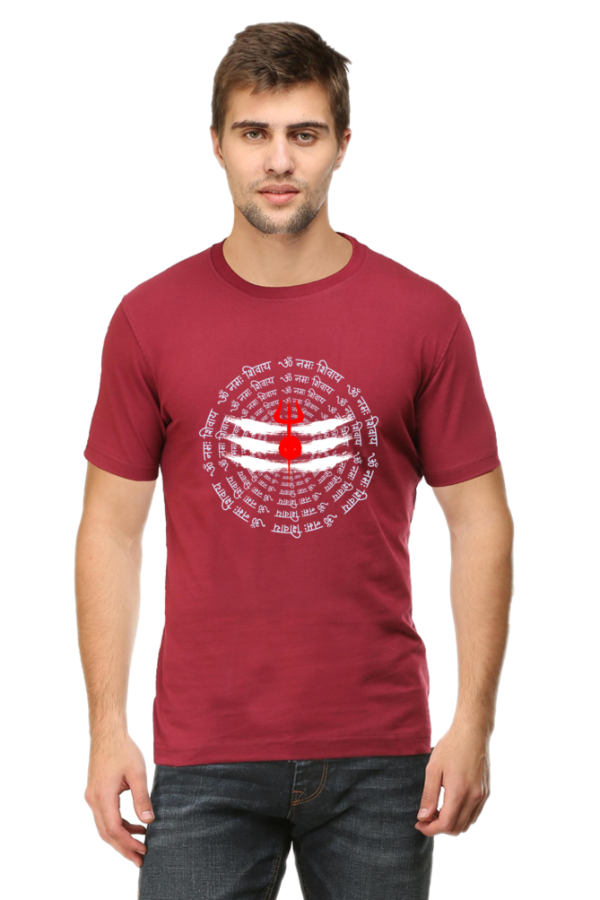 Om Namah Shivaya Chant T-Shirt for Men - SanatanSoul