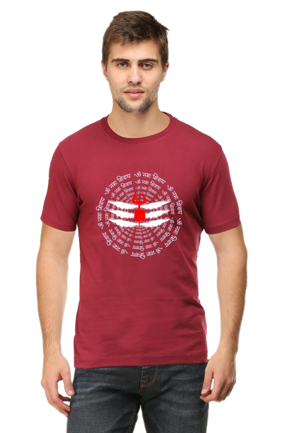 Om Namah Shivaya Chant T-Shirt for Men - SanatanSoul