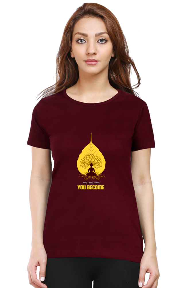 "What You Think, You Become" – Gautam Buddha T-Shirt - SanatanSoul