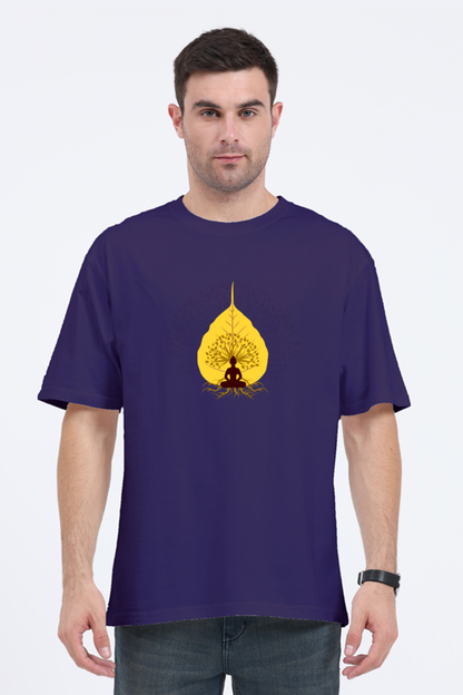 "What You Think, You Become" – Gautam Buddha Oversized T-Shirt - SanatanSoul