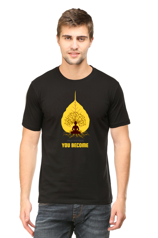 "What You Think, You Become" – Gautam Buddha T-Shirt - SanatanSoul
