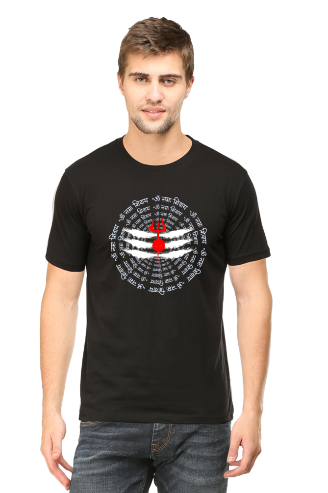 Om Namah Shivaya Chant T-Shirt for Men - SanatanSoul