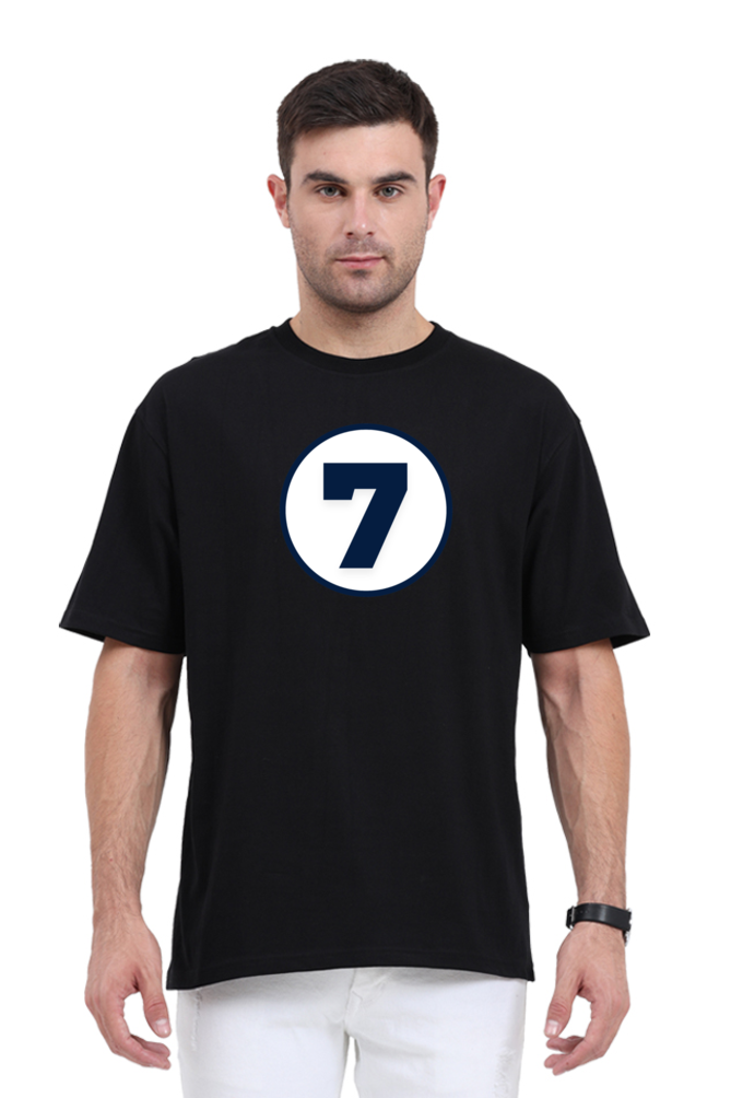 “Number 7 – The Legend Lives On” Oversized T-Shirt - SanatanSoul