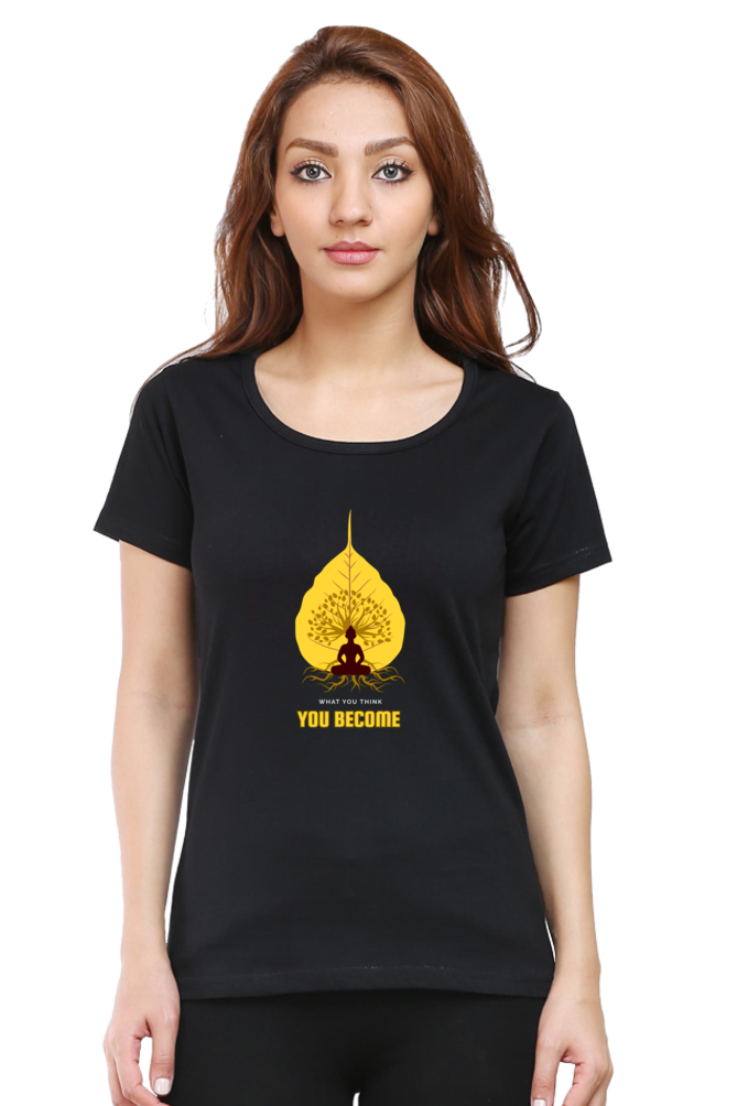 "What You Think, You Become" – Gautam Buddha T-Shirt - SanatanSoul