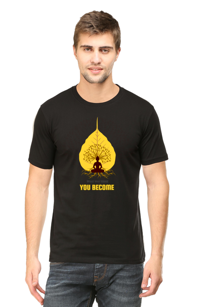 "What You Think, You Become" – Gautam Buddha T-Shirt - SanatanSoul