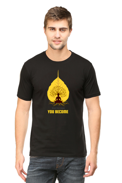 "What You Think, You Become" – Gautam Buddha T-Shirt - SanatanSoul