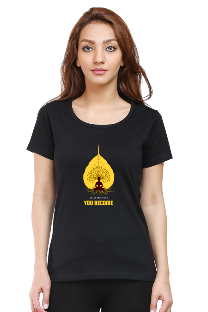 "What You Think, You Become" – Gautam Buddha T-Shirt - SanatanSoul