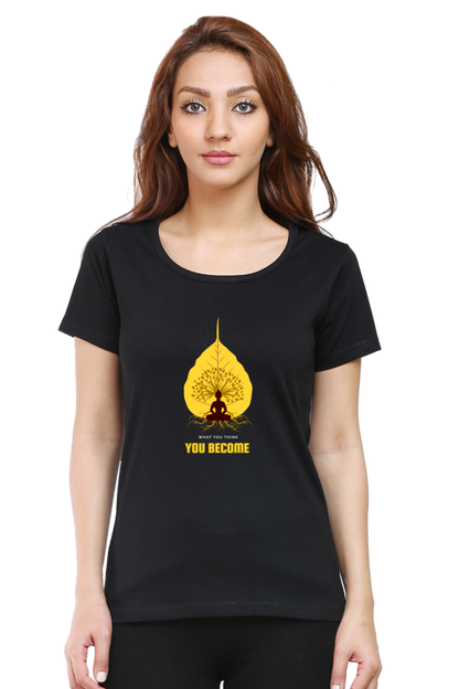 "What You Think, You Become" – Gautam Buddha T-Shirt - SanatanSoul