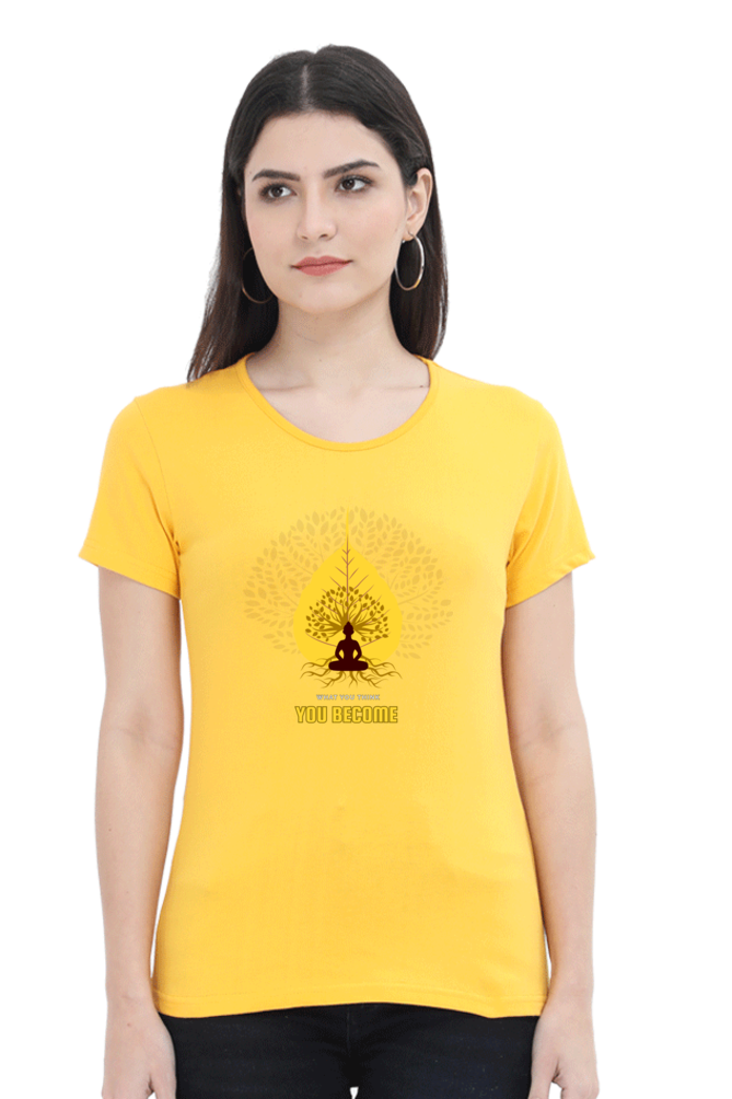 "What You Think, You Become" – Gautam Buddha T-Shirt - SanatanSoul