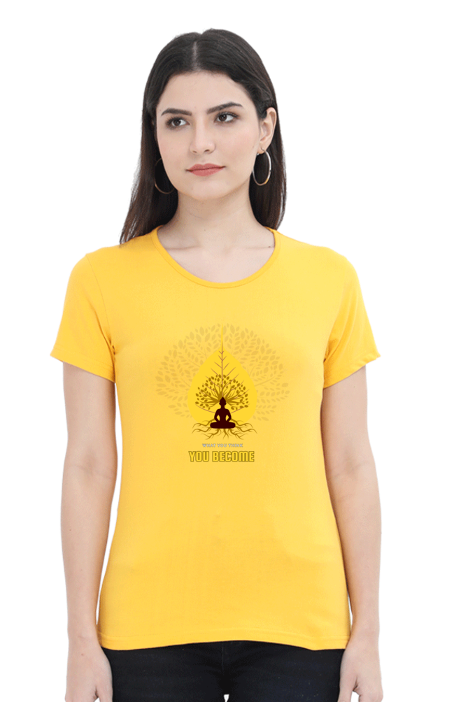"What You Think, You Become" – Gautam Buddha T-Shirt - SanatanSoul