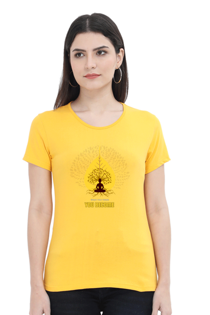 "What You Think, You Become" – Gautam Buddha T-Shirt - SanatanSoul