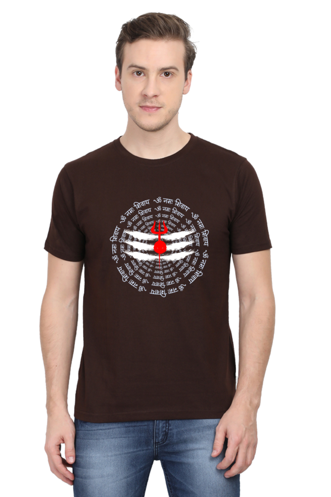 Om Namah Shivaya Chant T-Shirt for Men - SanatanSoul