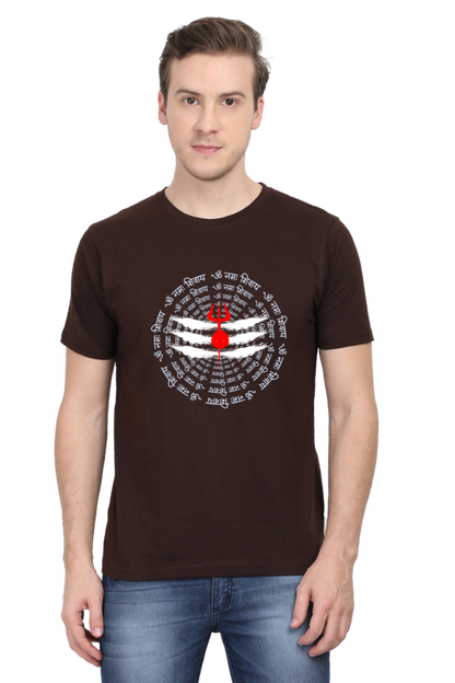 Om Namah Shivaya Chant T-Shirt for Men - SanatanSoul