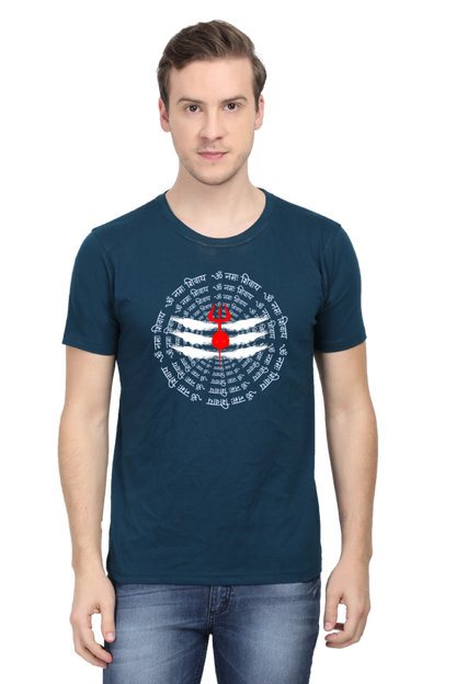 Om Namah Shivaya Chant T-Shirt for Men - SanatanSoul