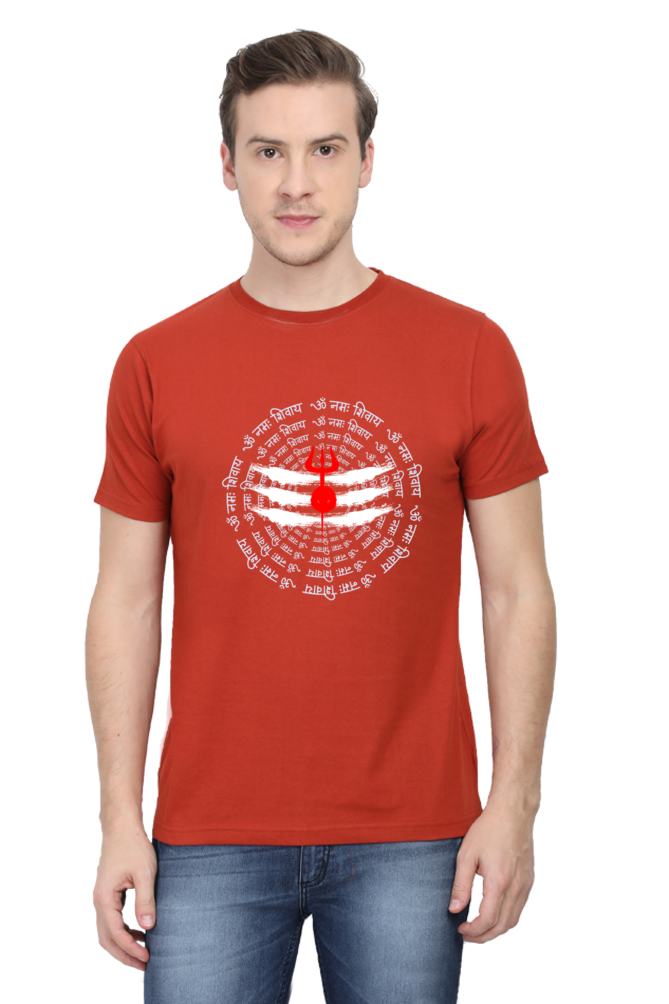 Om Namah Shivaya Chant T-Shirt for Men - SanatanSoul