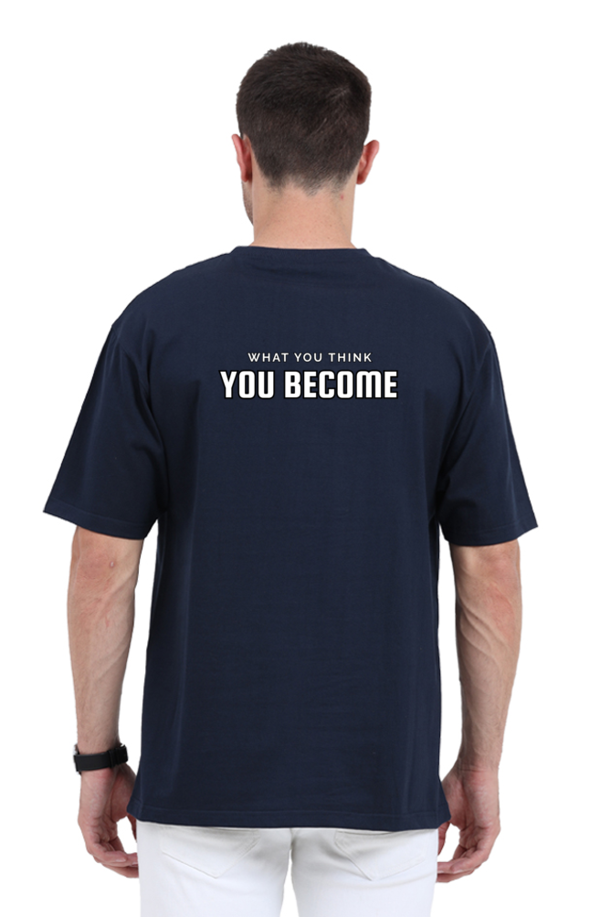 "What You Think, You Become" – Gautam Buddha Oversized T-Shirt - SanatanSoul
