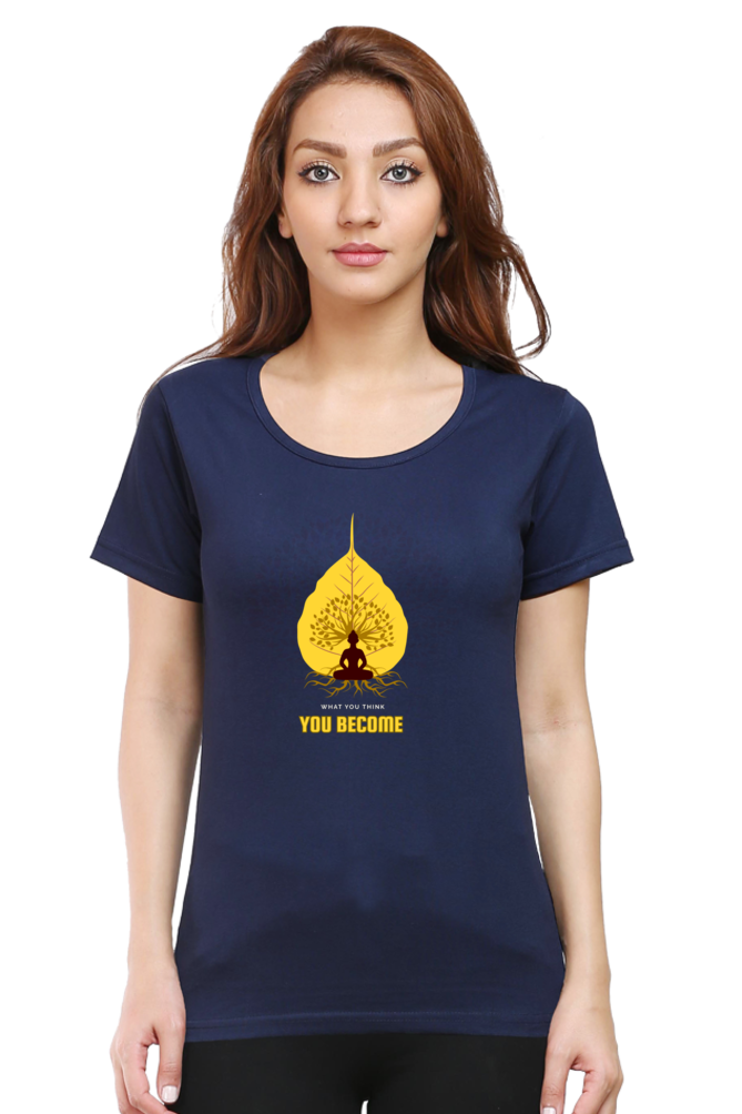 "What You Think, You Become" – Gautam Buddha T-Shirt - SanatanSoul