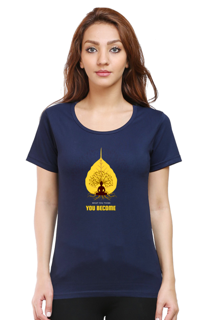 "What You Think, You Become" – Gautam Buddha T-Shirt - SanatanSoul