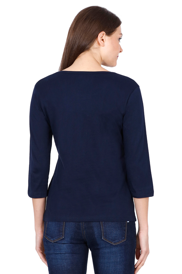 Krishna Vibes – Women's Full Sleeve cotton Tee - SanatanSoul