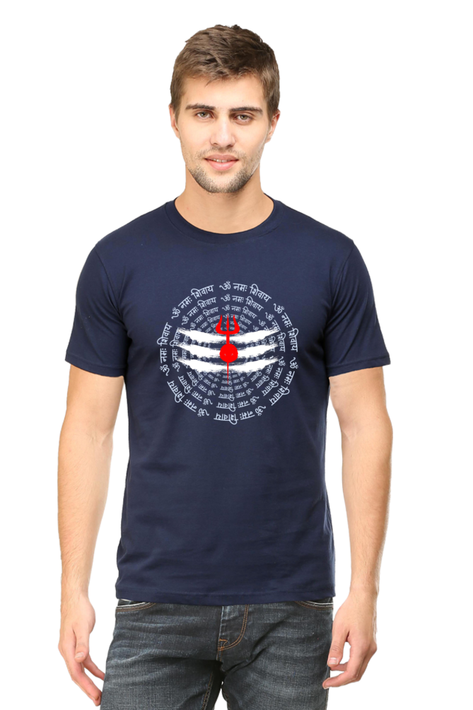 Om Namah Shivaya Chant T-Shirt for Men - SanatanSoul