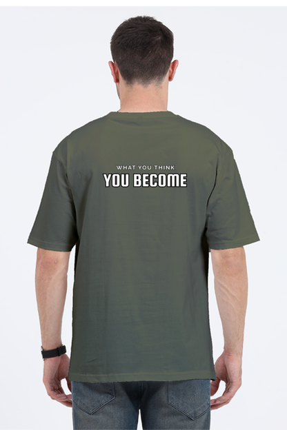 "What You Think, You Become" – Gautam Buddha Oversized T-Shirt - SanatanSoul
