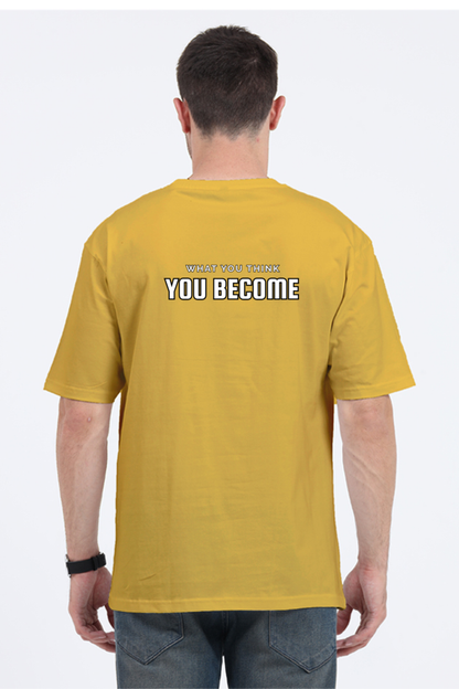 "What You Think, You Become" – Gautam Buddha Oversized T-Shirt - SanatanSoul