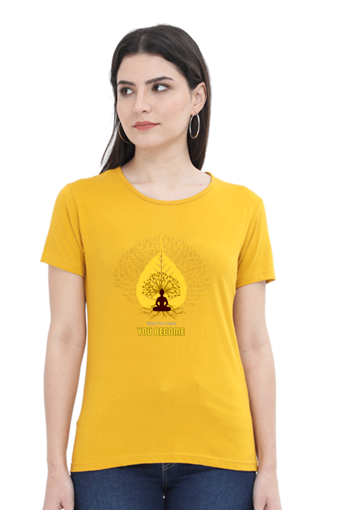 "What You Think, You Become" – Gautam Buddha T-Shirt - SanatanSoul