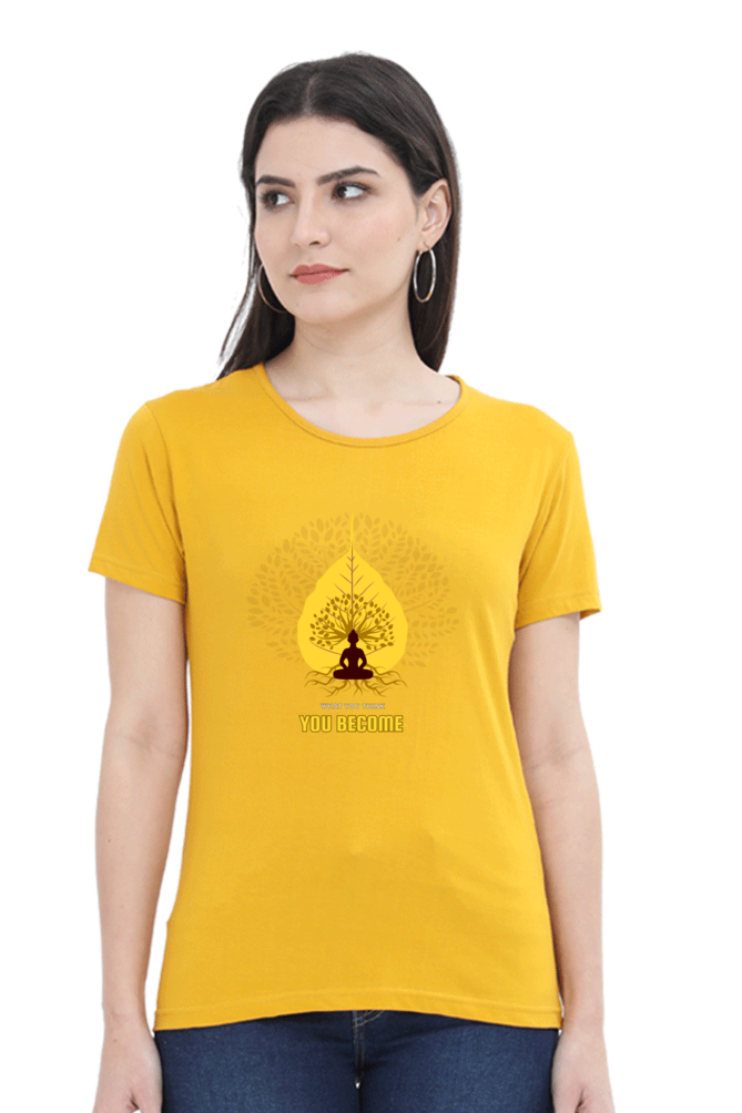 "What You Think, You Become" – Gautam Buddha T-Shirt - SanatanSoul