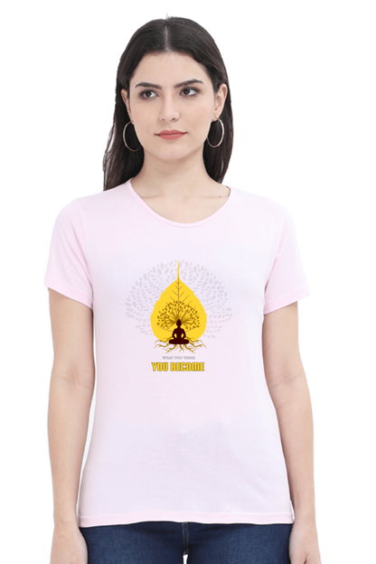 "What You Think, You Become" – Gautam Buddha T-Shirt - SanatanSoul