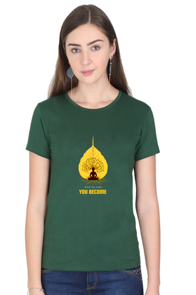"What You Think, You Become" – Gautam Buddha T-Shirt - SanatanSoul