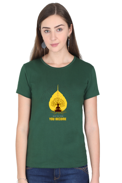 "What You Think, You Become" – Gautam Buddha T-Shirt - SanatanSoul